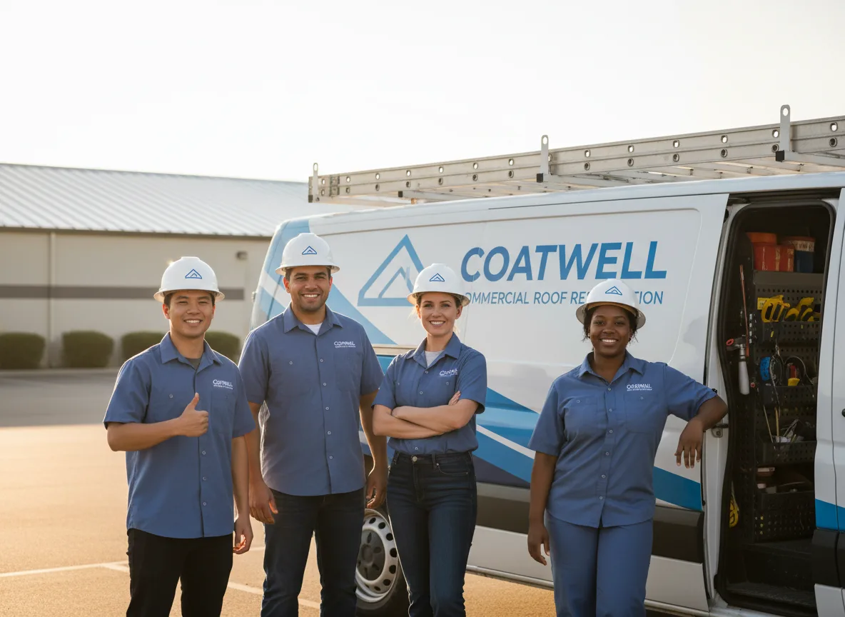 Commercial roof coating company in Summit Lake, WI